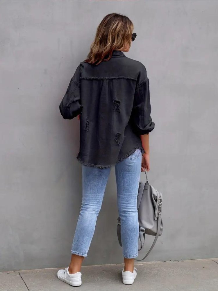 Levoire | Veste En Jean Pour Femmes De Grande Taille