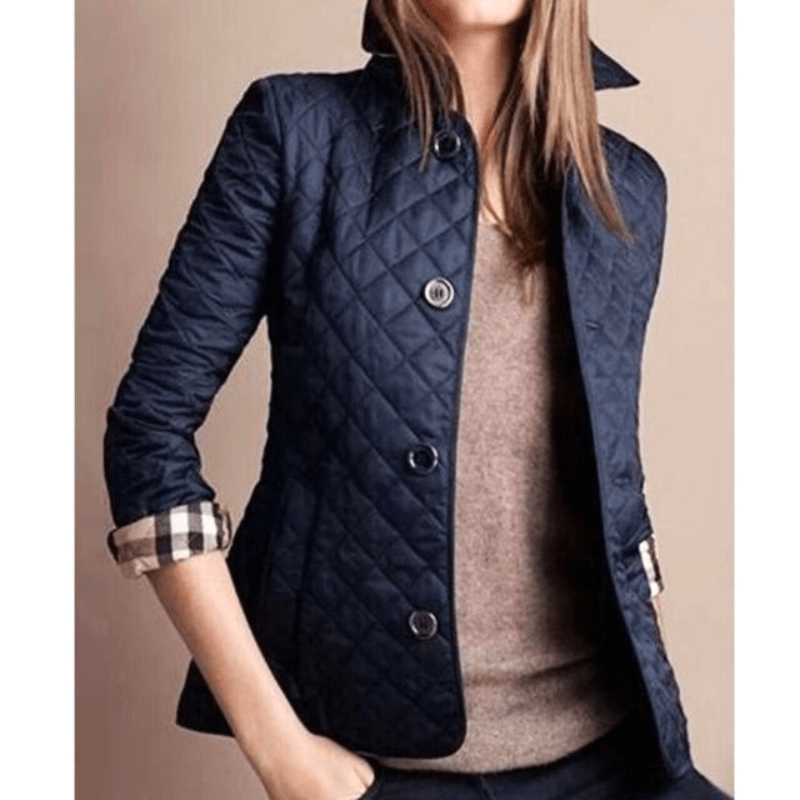 Levoire | Veste Pluie Femme Coupe-Vent Confortable Bleu marine