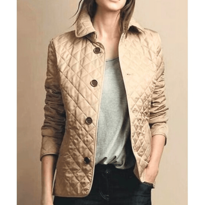 Levoire | Veste Pluie Femme Coupe-Vent Confortable Kaki