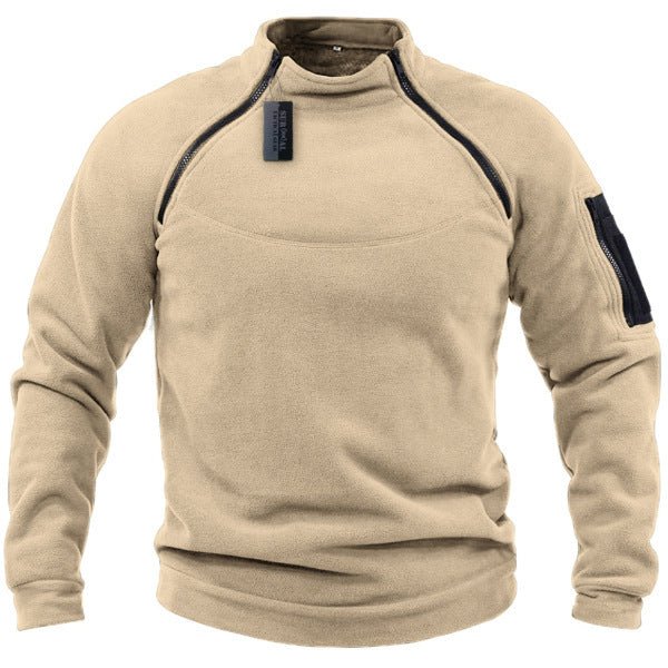 Levoire | Pull Technique Chaud Pour Hommes Kaki