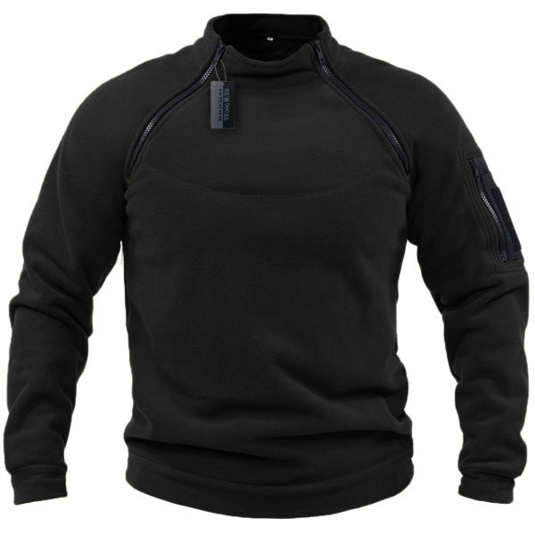 Levoire | Pull Technique Chaud Pour Hommes Noir