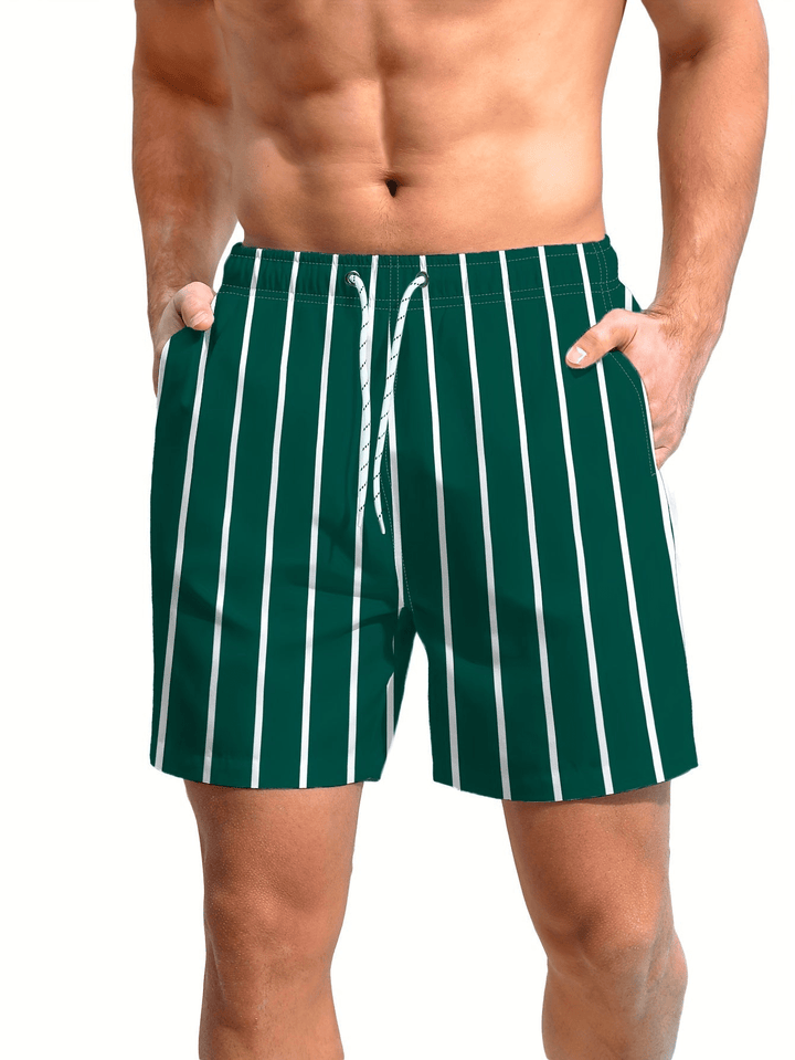 Levoire | Short Bain Séchage Rapide Homme Vert foncé