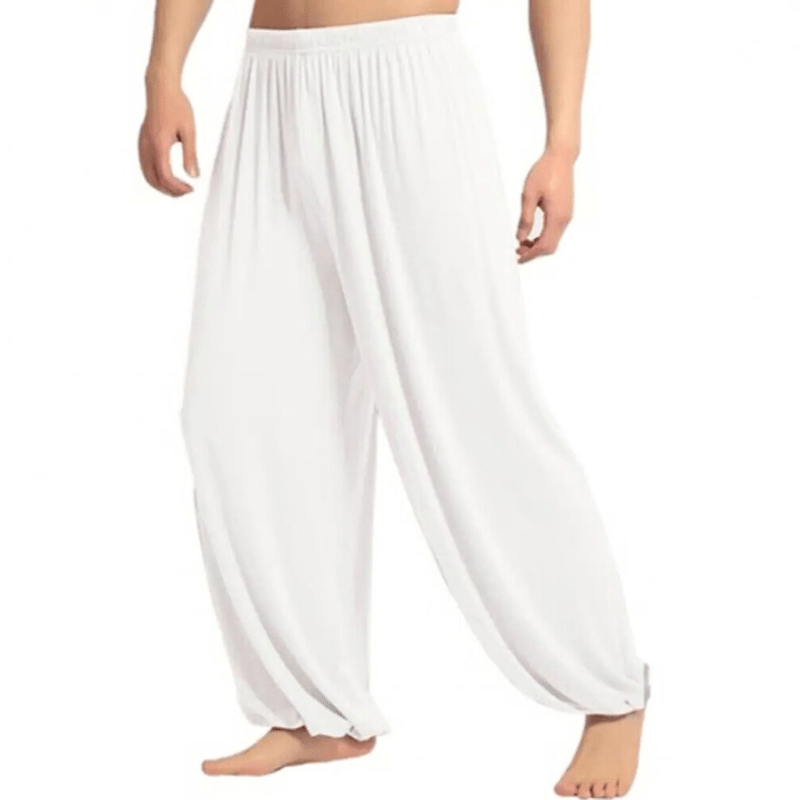 Levoire | Pantalon de jogging pour hommes Pantalon de jogging en modal polyvalent Confortable Blanc