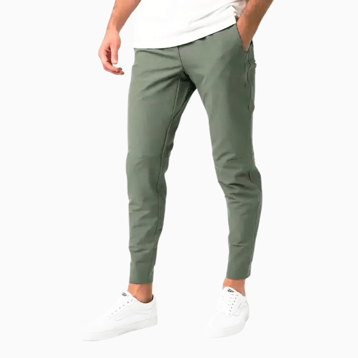 Levoire | Pantalon Stretch Chino Homme vert olive