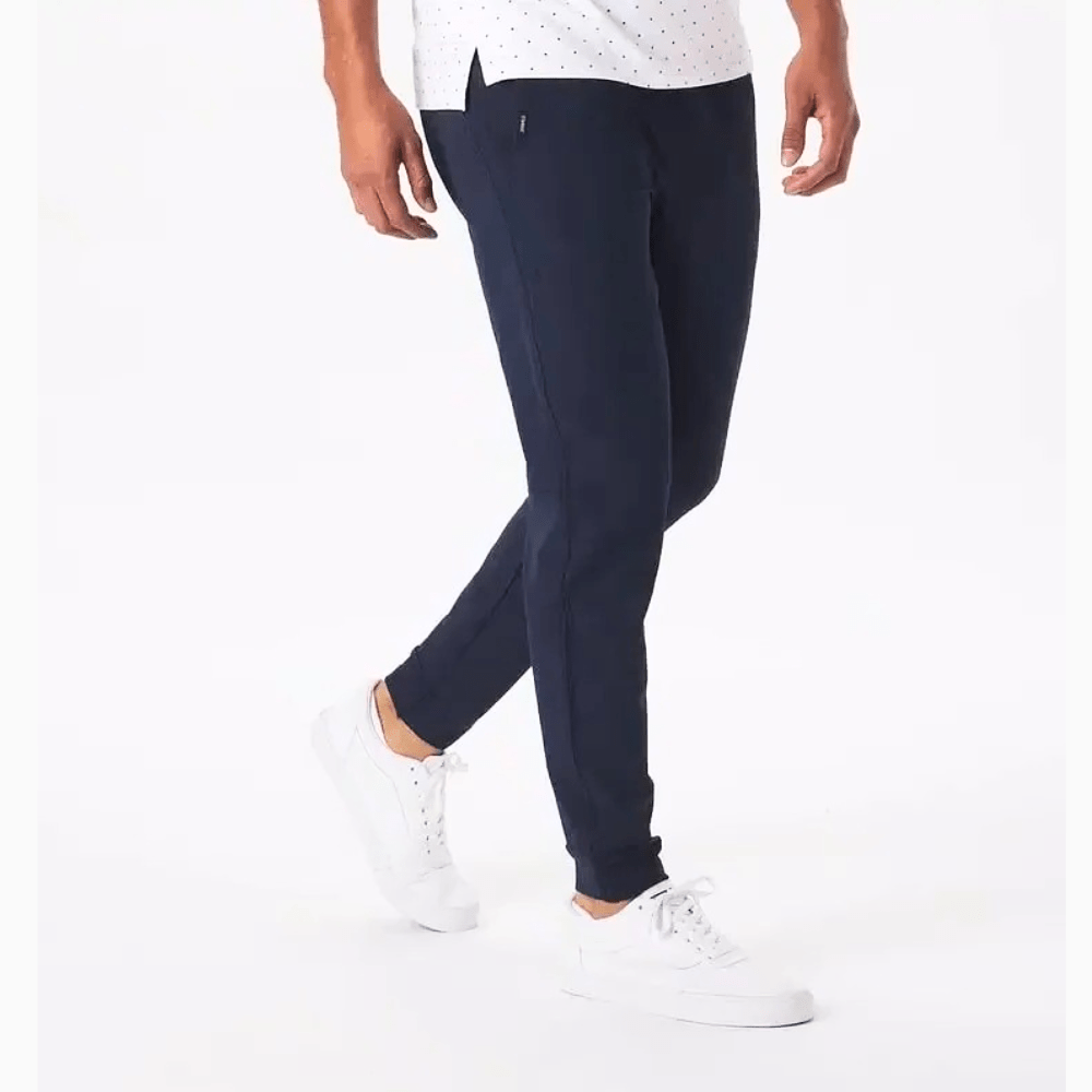 Levoire | Pantalon Stretch Chino Homme Bleu marine