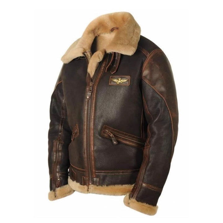 Levoire | Veste de pilote élégante Braun