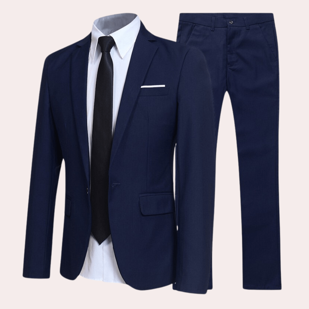 Levoire | Costume Élégant Confort Homme Bleu marine
