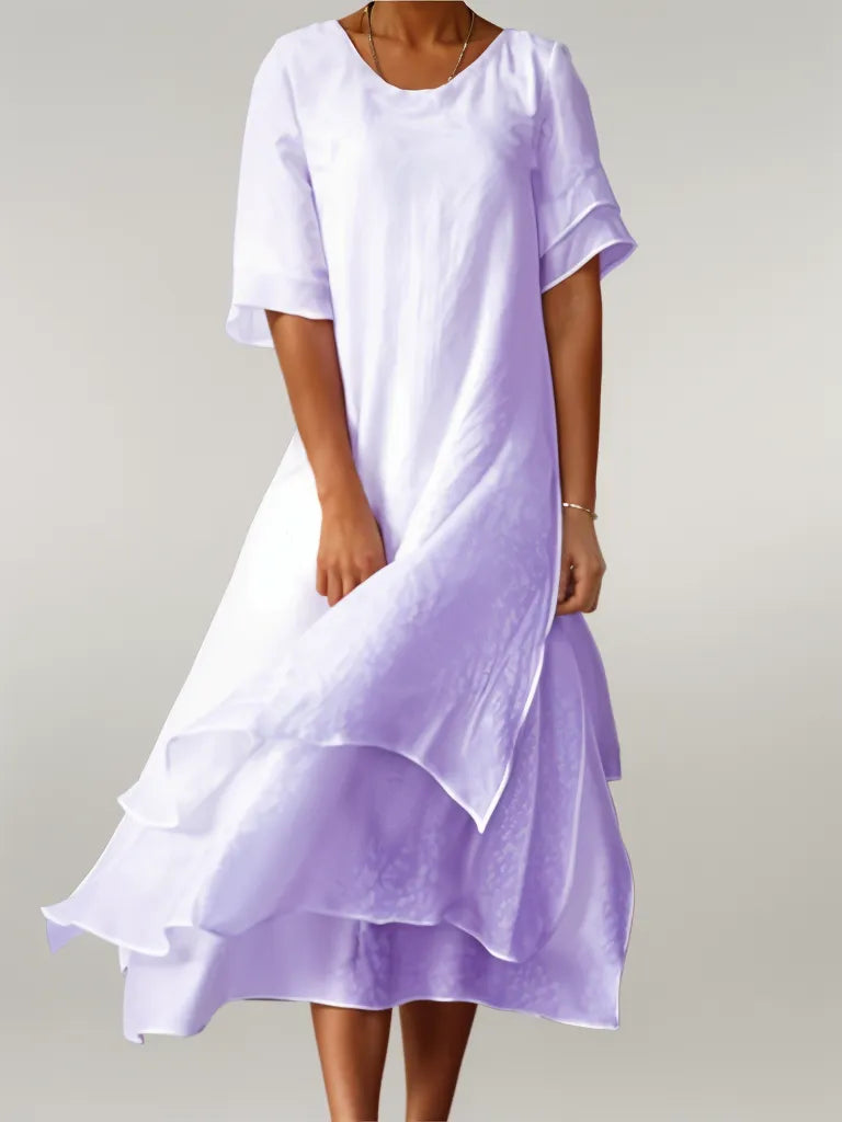 Levoire | Robe Élégante Moderne À Bretelles Lilas