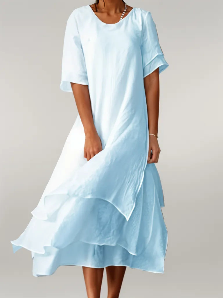 Levoire | Robe Élégante Moderne À Bretelles Bleu