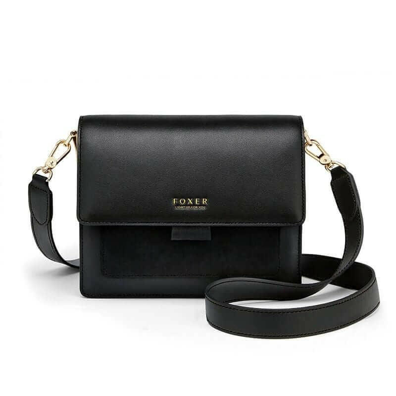 Levoire | Sac Bandoulière : Durable Bourgogne Cuir Noir Pour Votre Téléphone NOIR