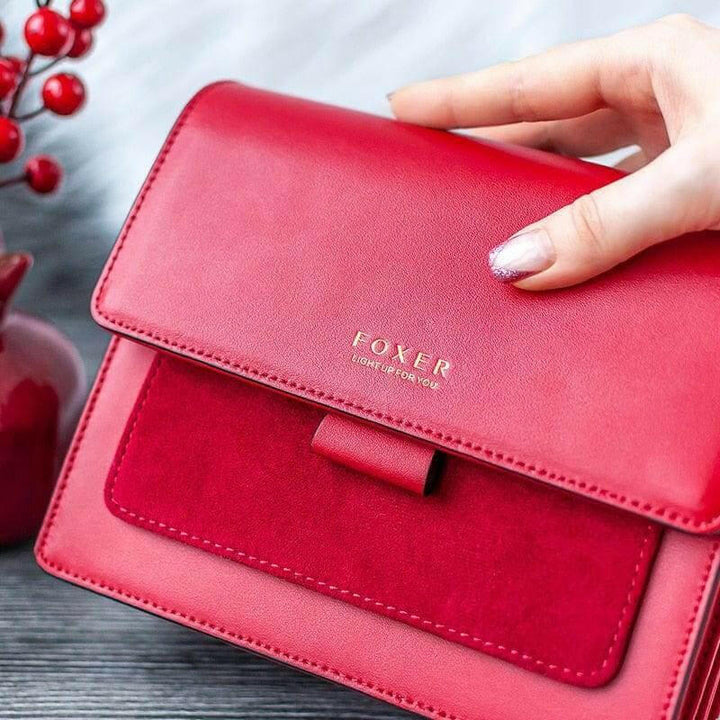 Levoire | Sac Bandoulière : Durable Bourgogne Cuir Noir Pour Votre Téléphone