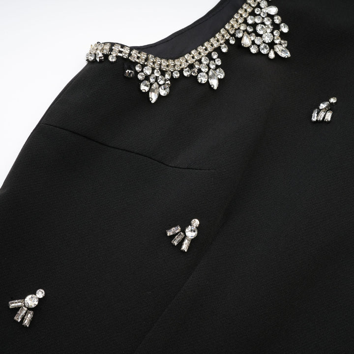Levoire | Robe Noire À Découpe