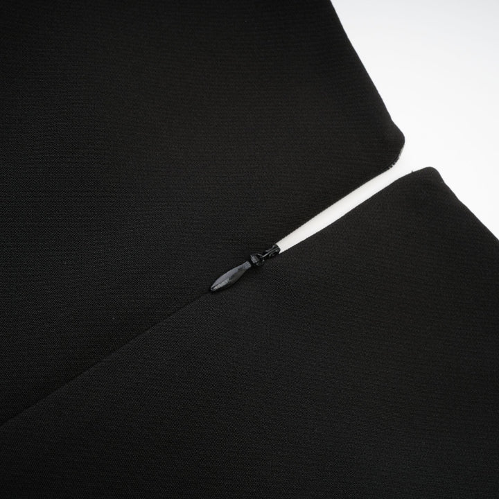 Levoire | Robe Noire À Découpe