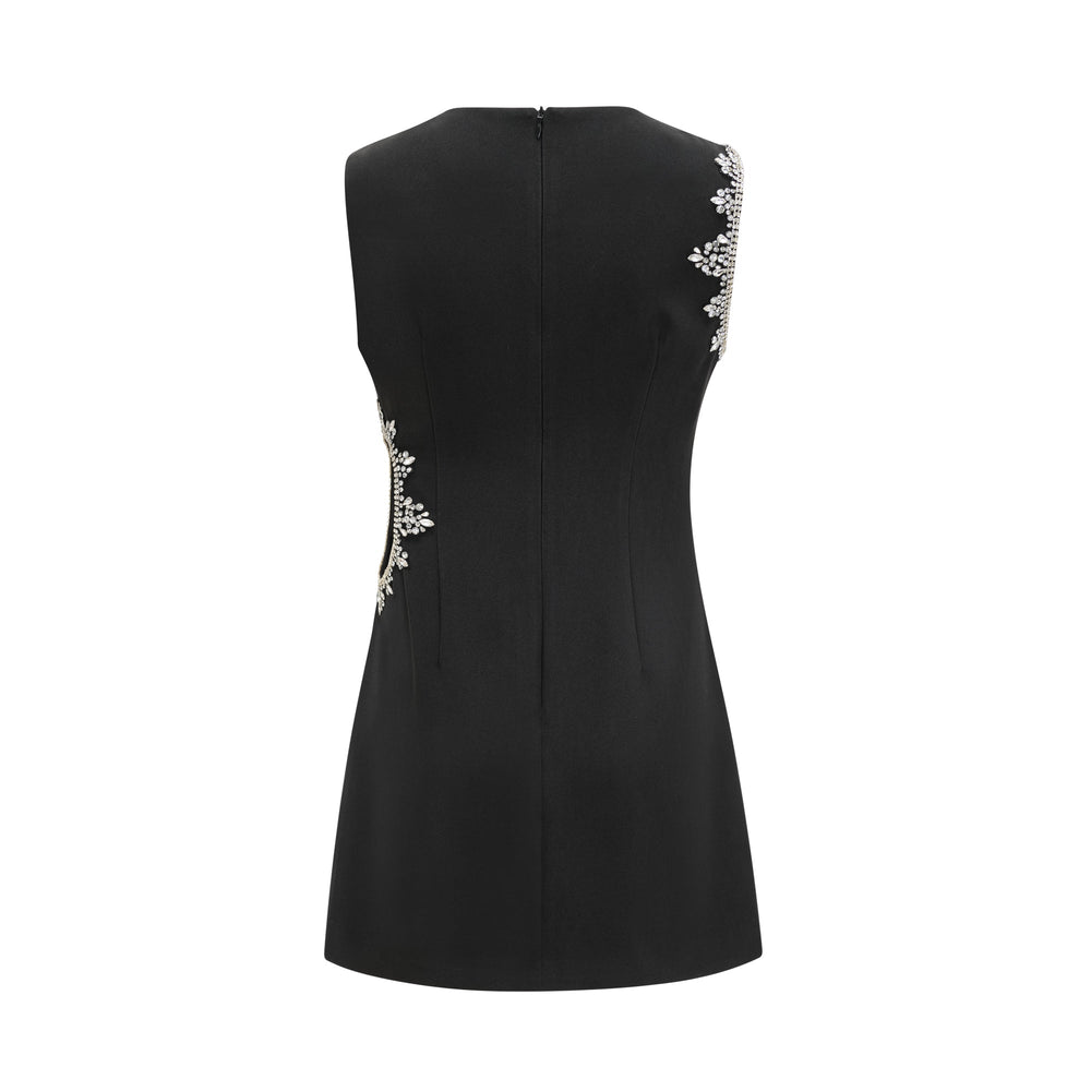 Levoire | Robe Noire À Découpe