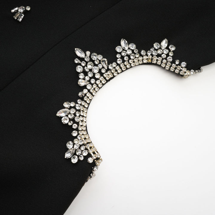 Levoire | Robe Noire À Découpe