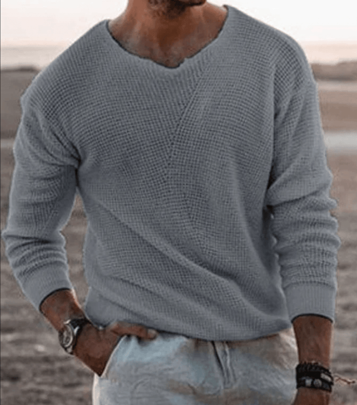 Levoire | Pull élégant pour hommes Gris