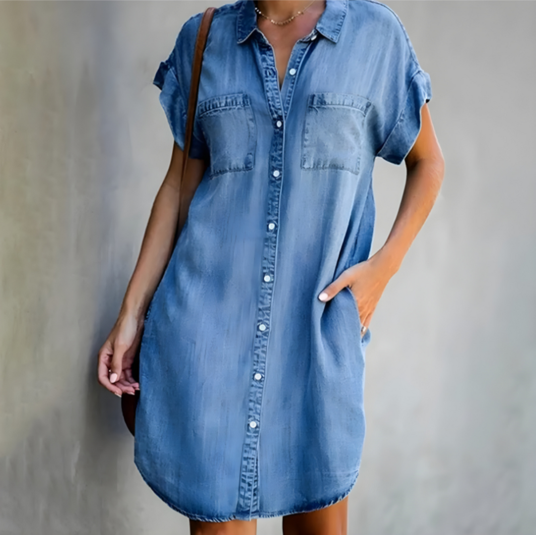 Levoire | Robe couvrante pour femmes Bleu clair
