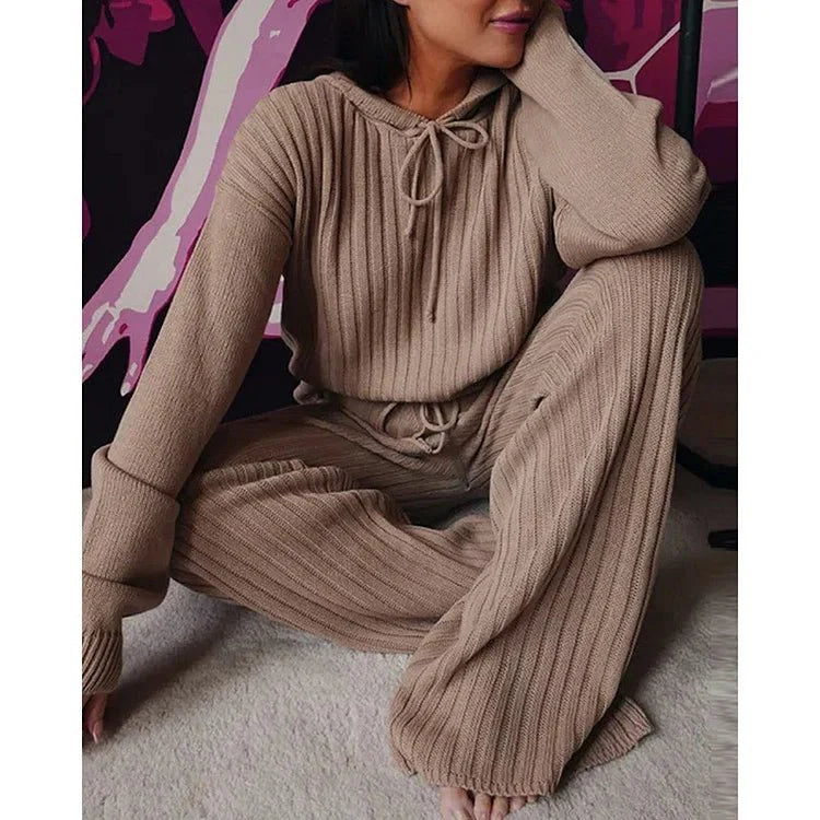 Levoire | Ensemble De Vêtements De Maison Confortable 2 Pièces Khaki