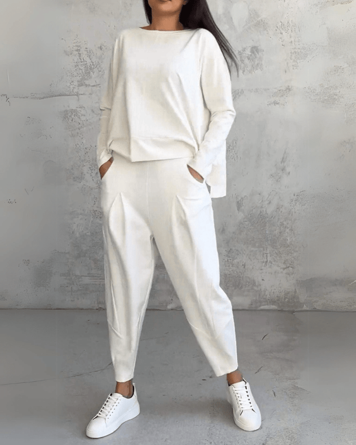 Levoire | Ensemble Élégant Pour Femmes Blanc