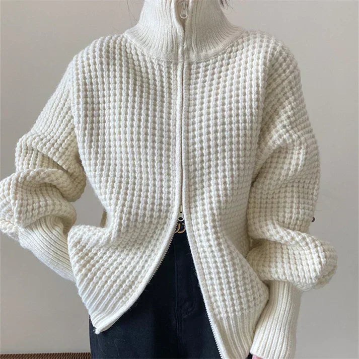 Levoire | Pull Coupe Courte À Détails Brillants Blanc