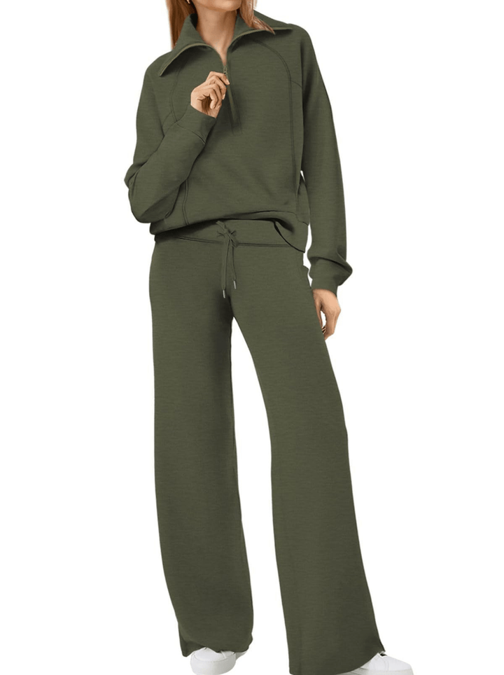 Levoire | Costume deux pièces femme vert olive