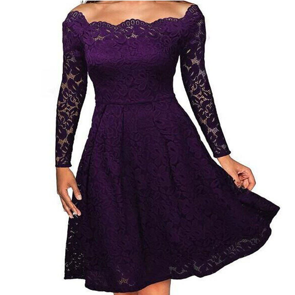 Levoire | Robe Longue À Manches Longues Lilas