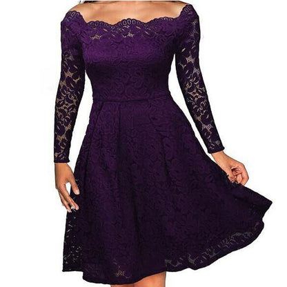 Levoire | Robe Longue À Manches Longues Lilas