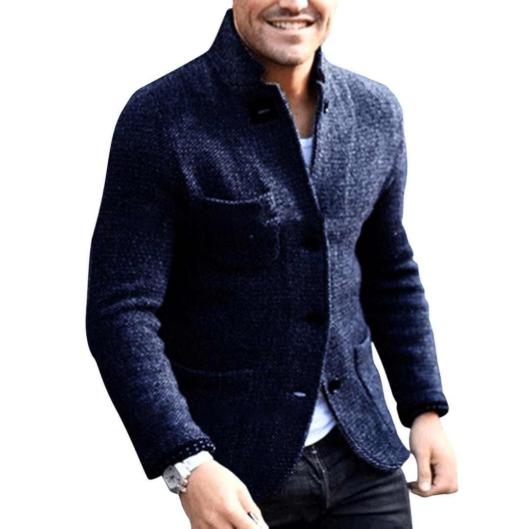 Levoire | Gilet Boutons Classique Homme Bleu marine