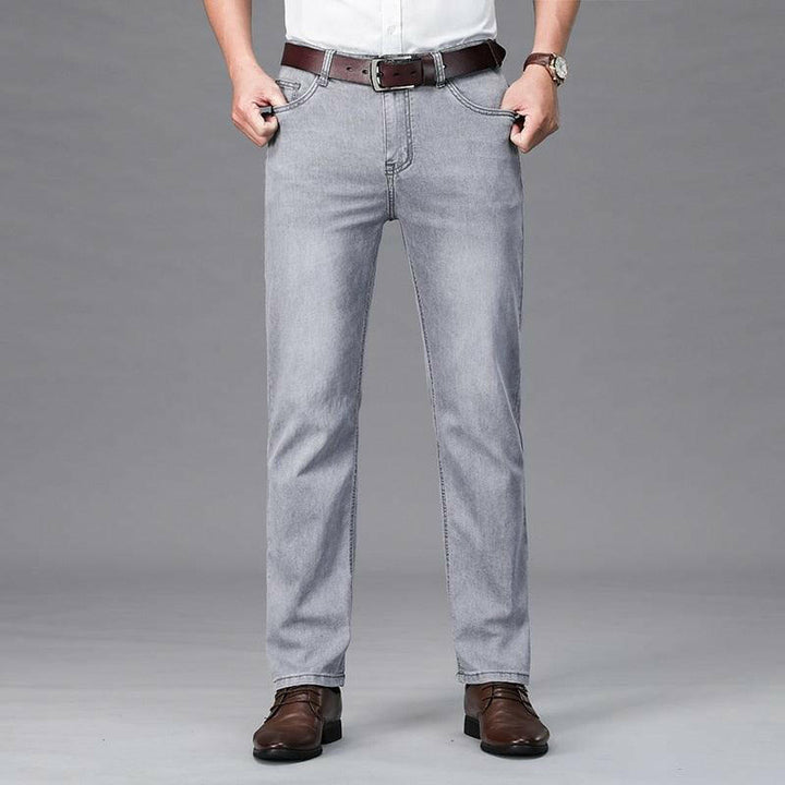 Levoire | Pantalon En Jean Classique Droit Pour Hommes : Stylé Et Confortable