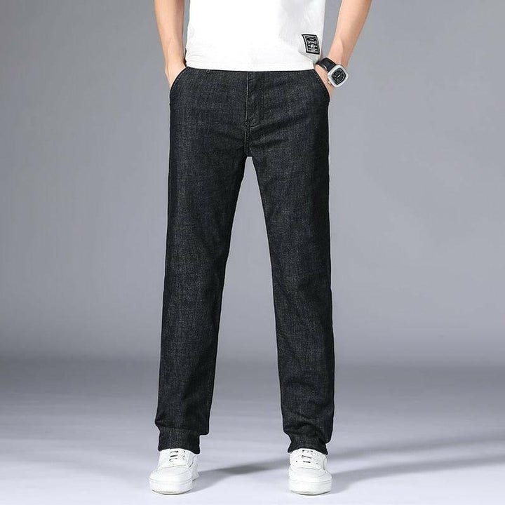 Levoire | Pantalon En Jean Classique Droit Pour Hommes : Stylé Et Confortable