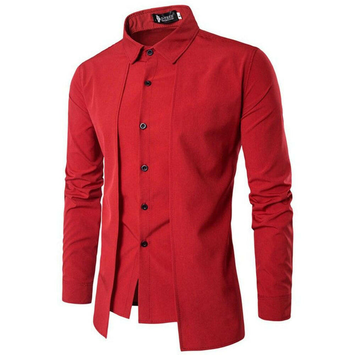 Levoire | Chemise De Smoking En Coton Pour Hommes Avec Manches Normales Et Col Rabattu