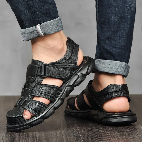 Levoire | Sandales D'Été En Cuir Pour Hommes
