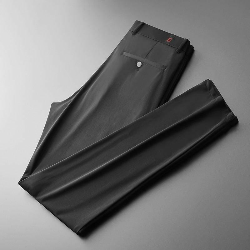 Levoire | Pantalon Léger Pour Homme Style Pleine Longueur Nylon Spandex Type Noir