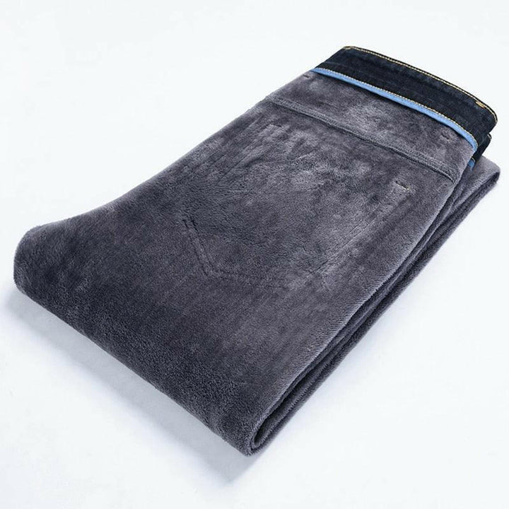 Levoire | Pantalon En Denim Extensible Pour Hommes Avec Fermeture Éclair