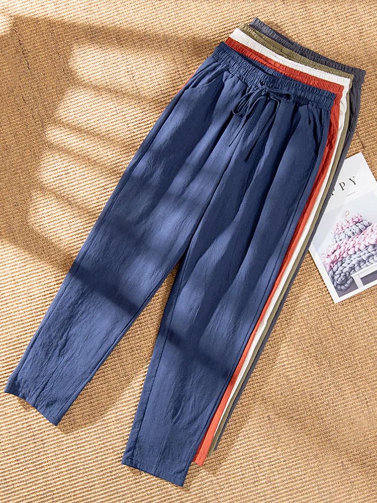 Levoire | Coton Lin Pantalons Pour Femmes