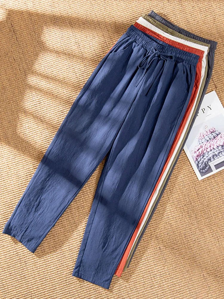 Levoire | Coton Lin Pantalons Pour Femmes