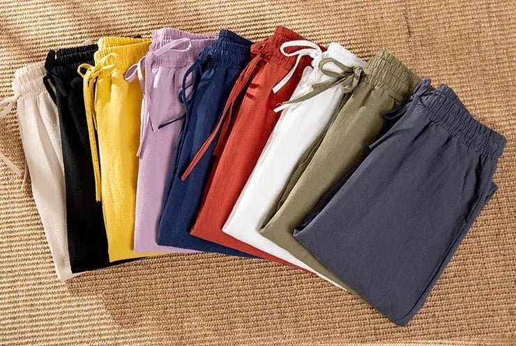 Levoire | Coton Lin Pantalons Pour Femmes