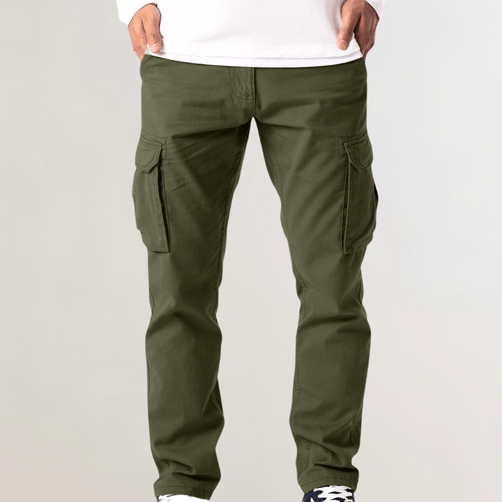 Levoire | Pantalon cargo Design robuste Mode masculine Outdoor Confort vert olive
