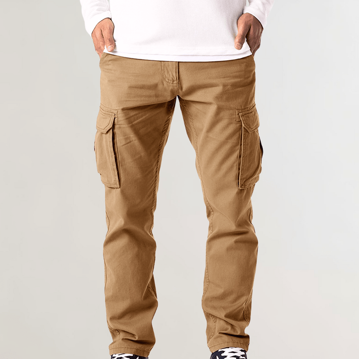 Levoire | Pantalon cargo Design robuste Mode masculine Outdoor Confort Khaki
