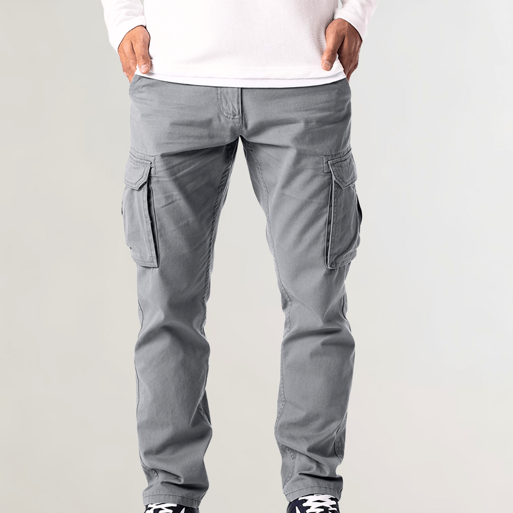 Levoire | Pantalon cargo Design robuste Mode masculine Outdoor Confort Gris clair
