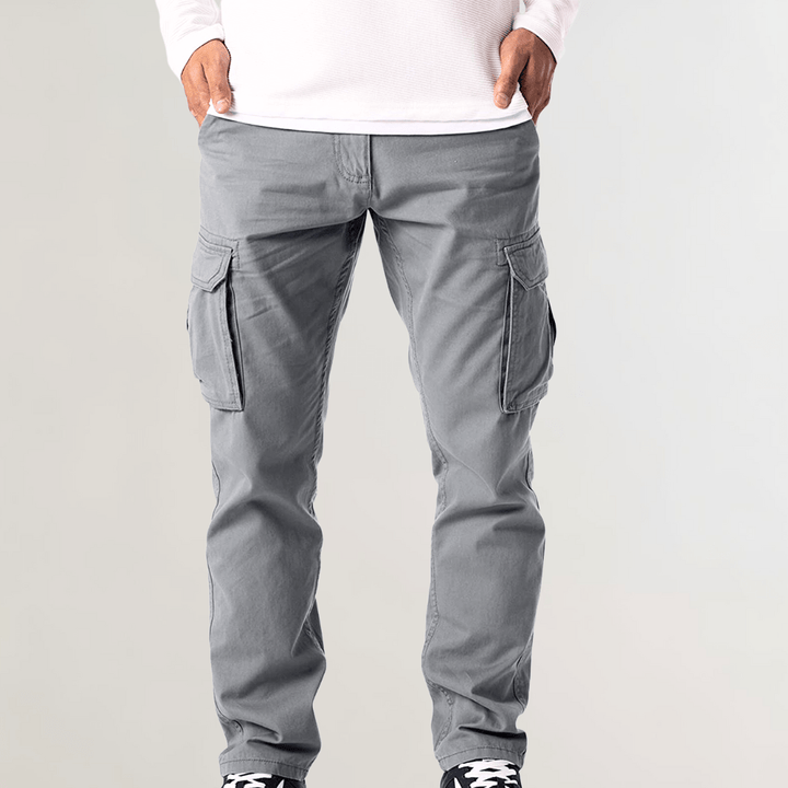Levoire | Pantalon cargo Design robuste Mode masculine Outdoor Confort Gris clair