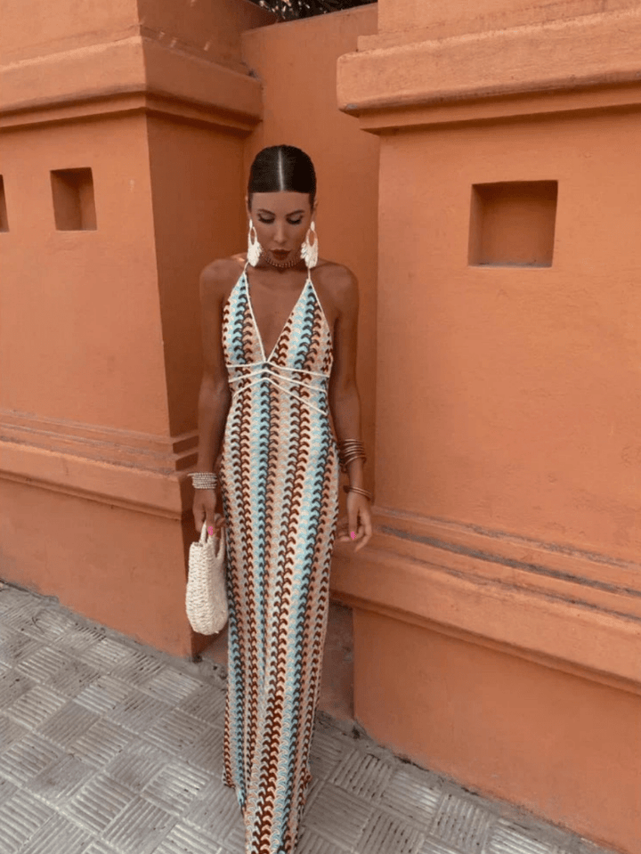 Levoire | Robe sans manches élégante avec décolleté en V Confortable & Tendance
