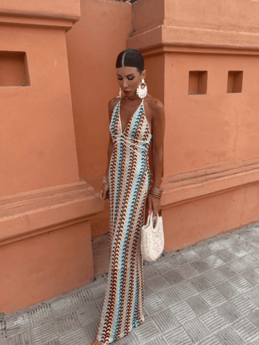 Levoire | Robe sans manches élégante avec décolleté en V Confortable & Tendance