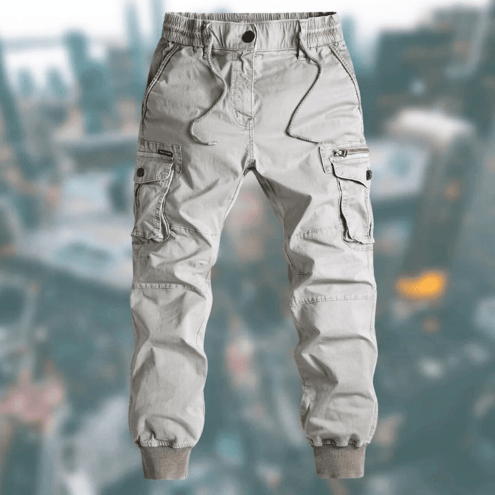 Levoire | Pantalon Cargo Confort Homme Gris clair