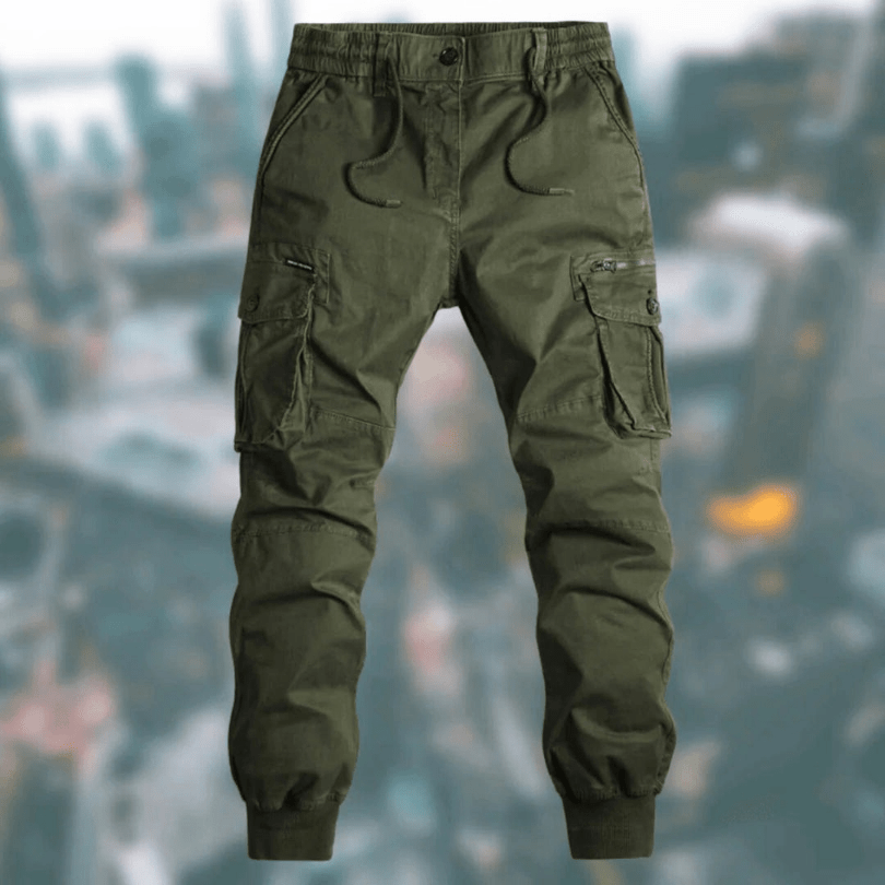 Levoire | Pantalon Cargo Confort Homme vert olive