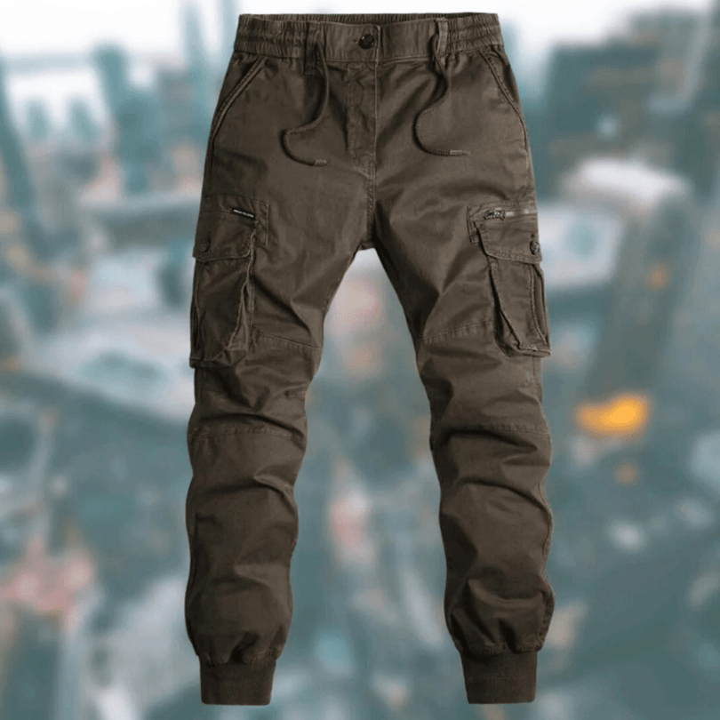Levoire | Pantalon Cargo Confort Homme Café