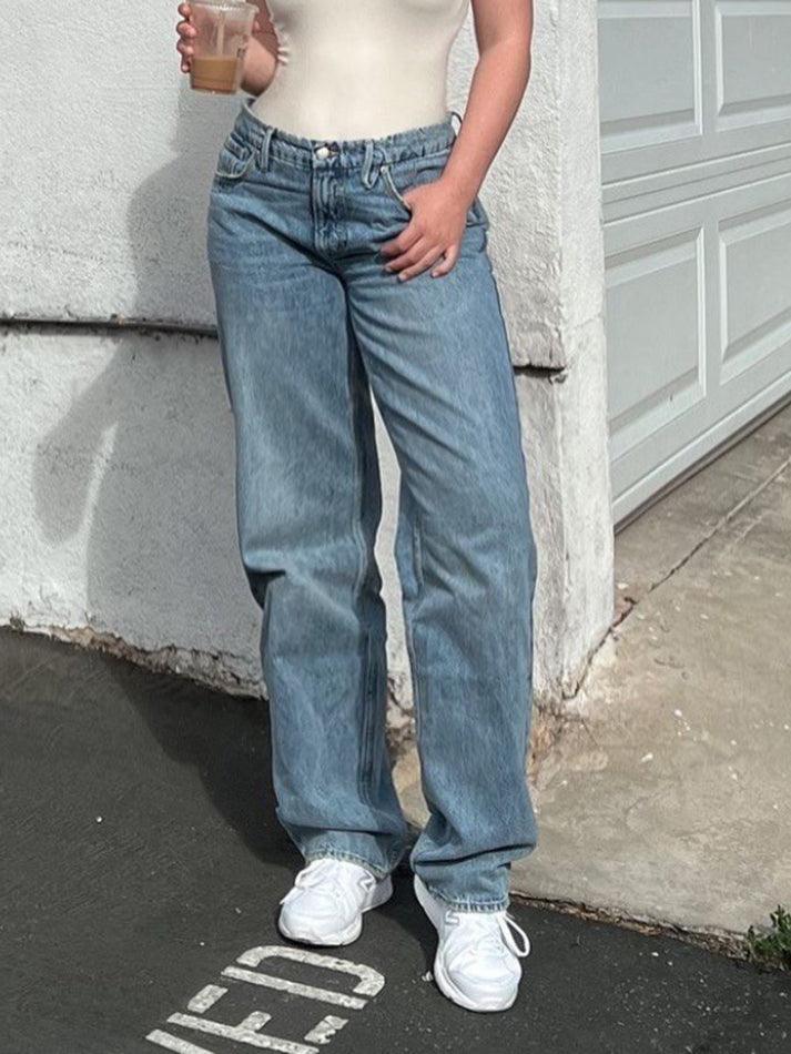 Levoire | Jean Boyfriend Classique À Taille Mi-Haute