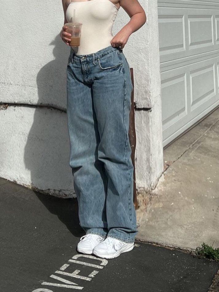 Levoire | Jean Boyfriend Classique À Taille Mi-Haute