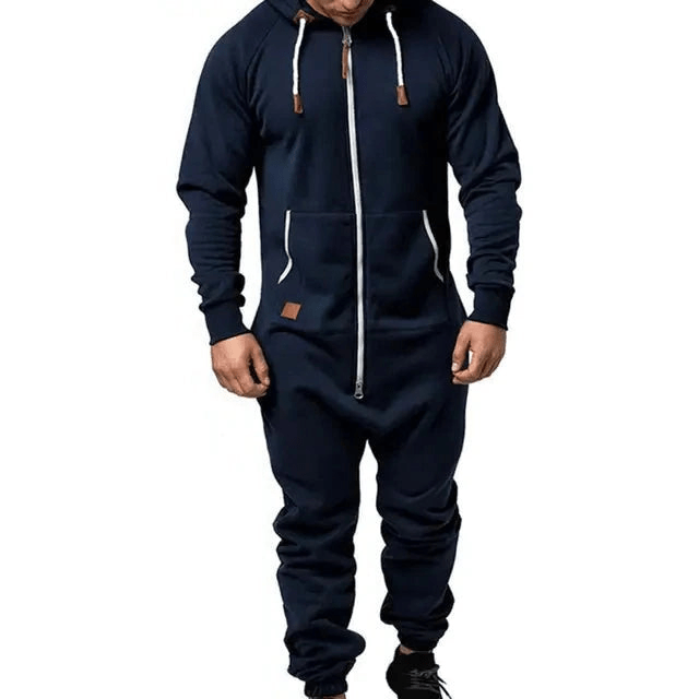 Levoire | Combinaison pour hommes coupe étroite Bleu marine