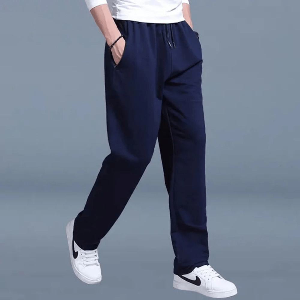 Levoire | Pantalon de jogging pour hommes confortable et élégant avec taille élastique Bleu foncé
